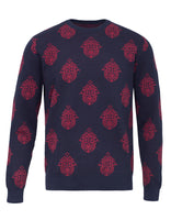 Red Paisley Sweater